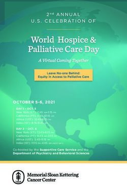 OCTOBER 5-6, 2021 - The Worldwide Hospice Palliative Care ...