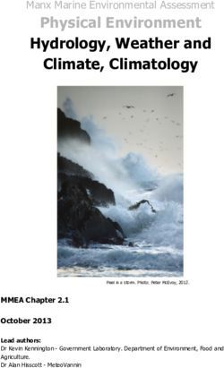 Physical Environment Hydrology, Weather and Climate, Climatology - Isle of Man Government