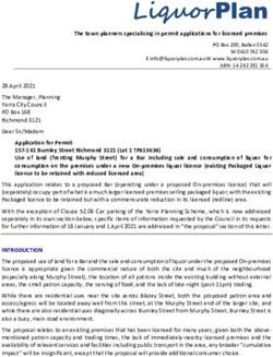 LIQUORPLAN - YARRA CITY COUNCIL
