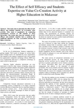 The Effect of Self Efficacy and Students Expertise on Value Co-Creation Activity at Higher Education in Makassar