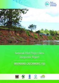 WAIMANU CATCHMENT, Fiji - National Pilot Project Area Diagnostic Report