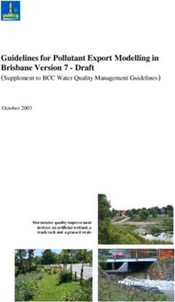 Guidelines for Pollutant Export Modelling in Brisbane Version 7 - Draft - (Supplement to BCC Water Quality Management Guidelines)