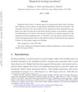Empirical strategy-proofness - Rodrigo A. Velez and Alexander L. Brown