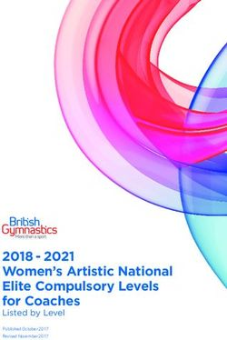 2018 2021 Women's Artistic National Elite Compulsory Levels for Coaches - Listed by Level - 2021 Women's Artistic National Elite Compulsory ...