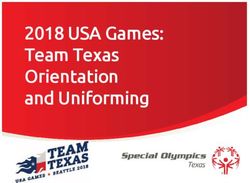 2018 USA Games: Team Texas Orientation and Uniforming - Special Olympics Texas