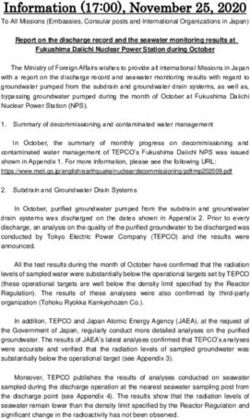 Information (17:00), November 25, 2020 - To All Missions (Embassies, Consular posts and International Organizations in Japan) - International ...