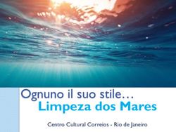 Limpeza dos Mares Ognuno il suo stile - TARTAGLIA ARTE