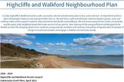 Highcliffe and Walkford Neighbourhood Plan