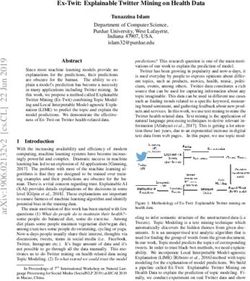 Ex-Twit: Explainable Twitter Mining on Health Data