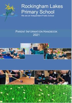 Rockingham Lakes Primary School - 2021 PARENT INFORMATION HANDBOOK - Rockingham Lakes ...