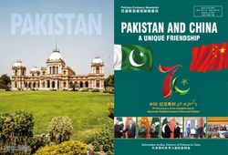 PAKISTAN AND CHINA A UNIQUE FRIENDSHIP