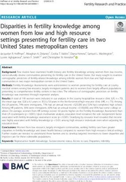 Disparities in fertility knowledge among women from low and high resource settings presenting for fertility care in two United States metropolitan ...