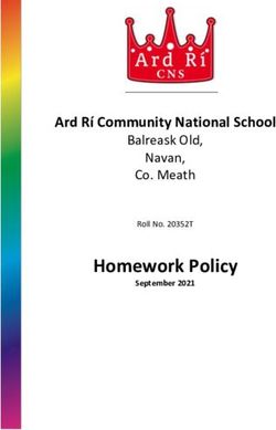 Homework Policy - Ard Rí Community National School Balreask Old, Navan, Co. Meath - Ard Ri CNS
