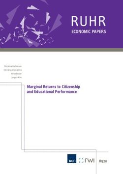 RUHR ECONOMIC PAPERS - Marginal Returns to Citizenship and Educational Performance - RWI Essen