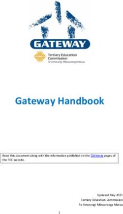 Gateway Handbook - Tertiary Education Commission