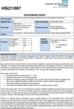 HSI21/087 - Hampshire, Southampton and Isle of Wight CCG