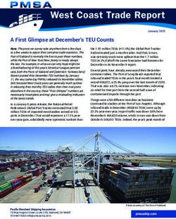 West Coast Trade Report - Pacific ...