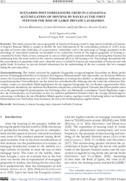 SCENARIOS POST FORECLOSURE CRISIS IN CATALONIA: ACCUMULATION OF HOUSING BY BANKS AS THE FIRST STEP FOR THE RISE OF LARGE PRIVATE LANDLORDS