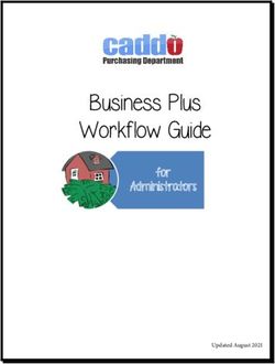 Business Plus Workflow Guide - for Administrators - Updated August 2021