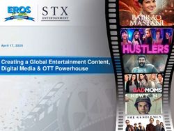 Creating a Global Entertainment Content, Digital Media & OTT Powerhouse - April 17, 2020 - Eros International