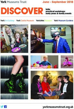 DISCOVER June - September 2018 - yorkmuseumstrust.org.uk - York Castle Museum