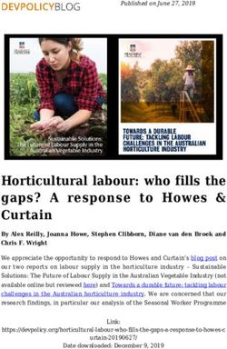 Horticultural labour: who fills the gaps? A response to Howes & Curtain - Devpolicy Blog