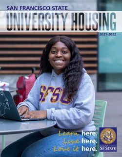 Learn here. Live here. Love it here - SAN FRANCISCO STATE - San ...