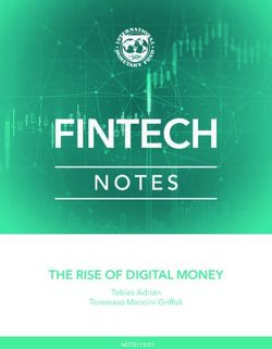 FINTECH - THE RISE OF DIGITAL MONEY - PUBLICATIONS