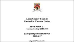 APPENDIX 3 : Laois County Council Comhairle Chontae Laoise - Laois County Development Plan 2011-2017