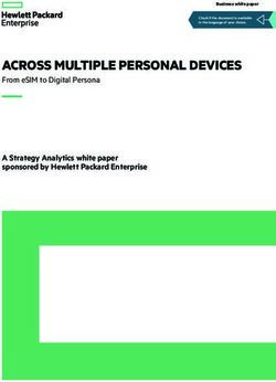 ACROSS MULTIPLE PERSONAL DEVICES - From eSIM to Digital Persona A Strategy Analytics white paper sponsored by Hewlett Packard Enterprise - HPE.com