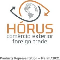 PRODUCTS REPRESENTATION - MARCH/2021 - CONNECTAMERICAS