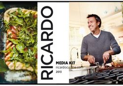 MEDIA KIT ricardocuisine.com 2013