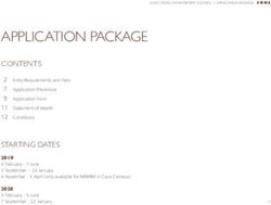 APPLICATION PACKAGE CONTENTS