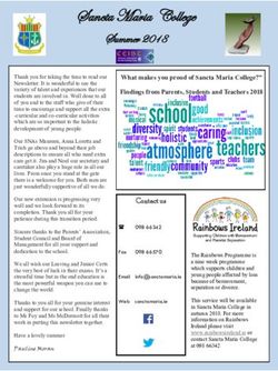Sancta Maria College Summer 2018 - Sancta Maria College, Louisburgh