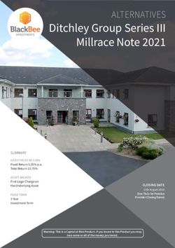 Ditchley Group Series III Millrace Note 2021 - Moore Wealth ...