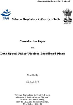 Data Speed Under Wireless Broadband Plans - Trai