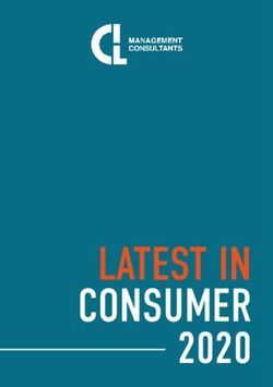 LATEST IN CONSUMER - CIL Management Consultants
