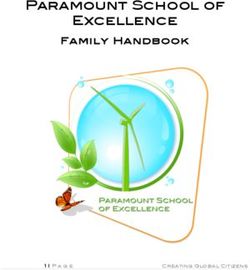 PARAMOUNT SCHOOL OF EXCELLENCE - FAMILY HANDBOOK - 1|PAGE CREATINGGLOBALCITIZENS