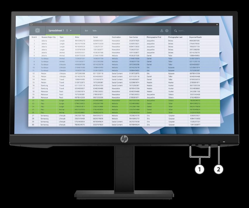QuickSpecs HP P22h G4 21.5-inch Monitor