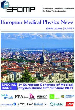 European Medical Physics News - ΙSSUE 02/2021 | SUMMER - SPECIAL ΙSSUE - EFOMP