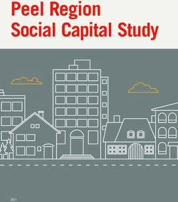 Peel Region Social Capital Study - United Way Greater Toronto