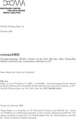 Corona100d German-language Twitter dataset of the first 100 days after Chancellor Merkel addressed the coronavirus outbreak on TV - TU Dortmund