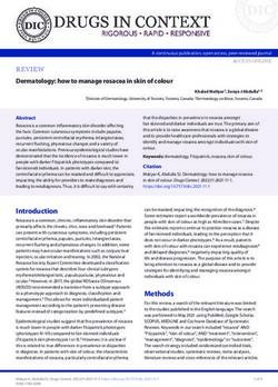 REVIEW Dermatology: how to manage rosacea in skin of colour - Drugs in ...