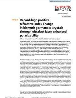 Record high positive refractive index change in bismuth germanate crystals through ultrafast laser enhanced polarizability - Nature