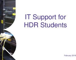 IT Support for HDR Students - February 2018 - University ...