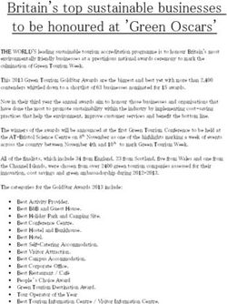 Britain's top sustainable businesses to be honoured at 'Green Oscars'