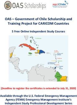 OAS - Government of Chile Scholarship and Training Project for CARICOM Countries