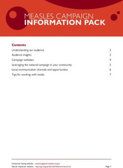 INFORMATION PACK MEASLES CAMPAIGN - Health ...