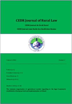 Number 2 - European Council For Rural Law