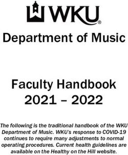 Department of Music Faculty Handbook 2021 2022